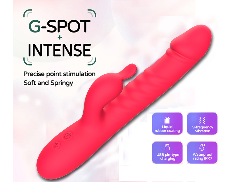 Rabbit Dildo Butterfly Silky Liquid silicone Vibrator Rabbit Dildo Butterfly Silky Liquid silicone Vibrator